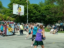 The Gus Macker Weekend on Lakeshore Drive in Ludington